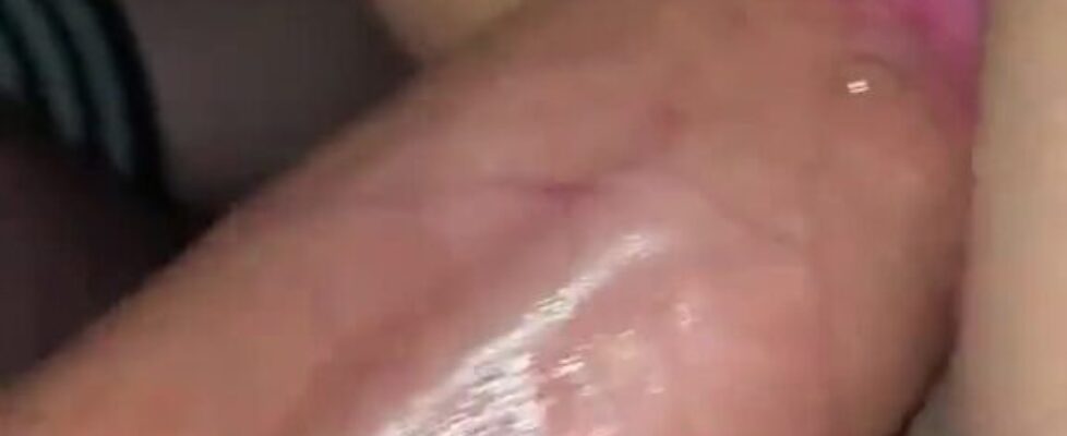 Huge beefy cock pounding a delicious wet peach butt