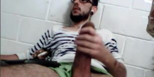 Spanish dude showing his fat monster