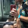 Sucking my boyfriend's cock in the elevator