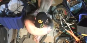 Fucking my hot horny neighbor in his garage