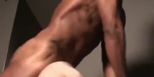 Handsome muscular bartender fucks a tourist in his hotel room