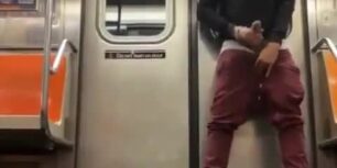 Masturbating on the subway in front of everyone