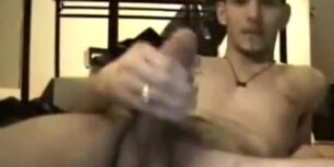 Sexy young latino shows his cute body and huge cock