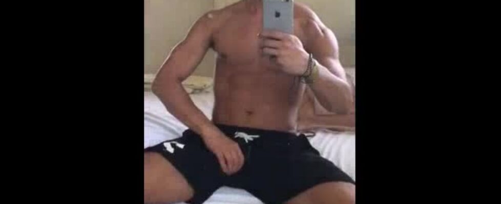 Handsome young Latino shows off his delicious cock