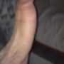 My soft hands jerk my huge uncut curved cock