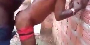 Dominican builder fucks his gay helper on the construction site