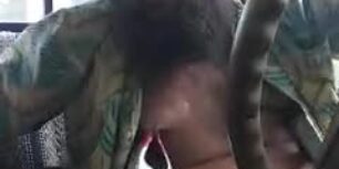 Horny bearded trucker masturbating