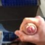 Milking my beautiful cock on the bus