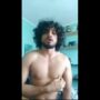 Horny big dick latino masturbating in front of the webcam