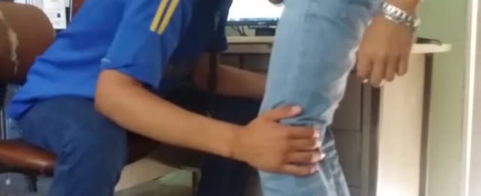 Sucking my coworker's huge cock on my break