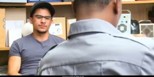 Security guard fucking a sext latin stud