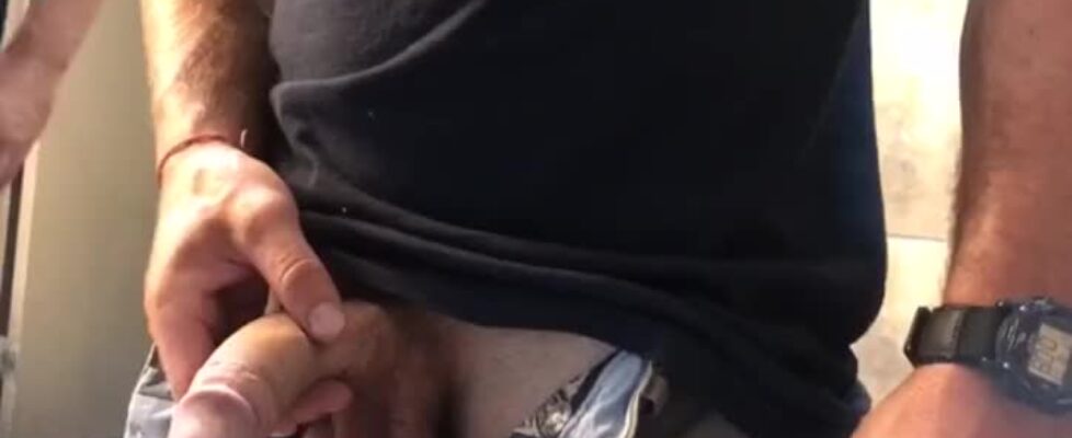 Spying delicious cocks in public toilets