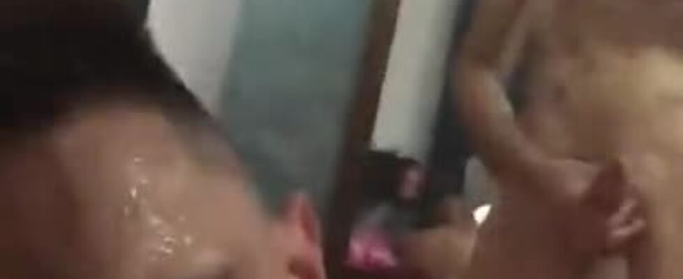 Two horny twink banging each other hard in a hotel room