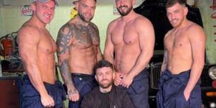 Andy lee group suck with ryan lee, troywhiteuk, cruzlondonxxx and bigstevesworld