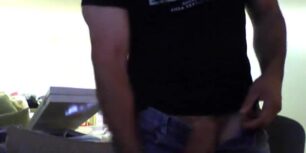 Big cock guy showing off