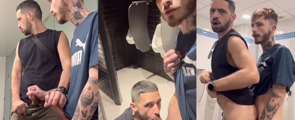 Hariel dias and shulxxx fuck in a public bathroom