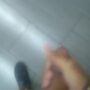 Double public restroom jerk off