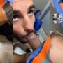 Sucking the security guards cock before he fucks me