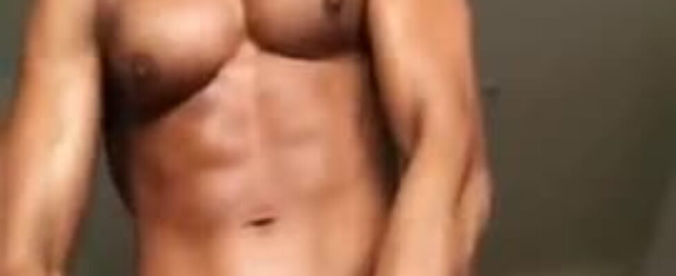 Beautiful latino showing off his sexy body and cock