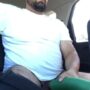 Horny daddy using a vacun to masturbated