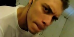 Horny twinks sucking each other's cock in the public toilet