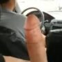 Masturbating in front of the taxi driver