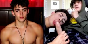 Silas brooks gets sucked by a twink while gaming before he fucks and creams his hole