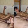 Young guys jerk off while watching porn