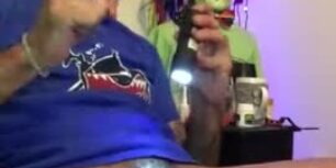 transboy teasing guy dizzying a intense orgasm