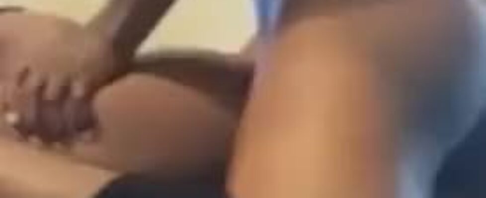 Young big black cock pounding his cousin's ass