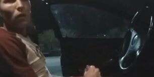 Being fucked by stranger in a parking lot