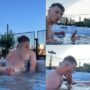 Gay0161 couple fucking after a hot tub blowjob
