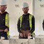 Clip of a construction worker showing off his massive cock