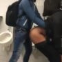 Two anon latinos fucking a public bathroom