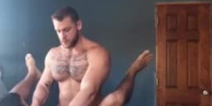 Muscle marine gets fucked by his guy