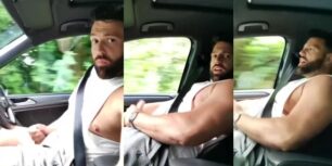 Olliemoore jerking and testing out the autopilot