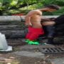 Caught fucking in public outside in the park