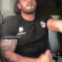Hot athlete boy stroking his cock on the way to the gym