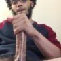 Sexy college guy strokes pretty dick and moans with cumshot
