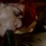 Sissy redhead white bitch fucked hard by a skinny hung nigger
