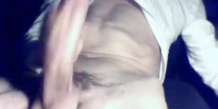 Hot hung stroking and cumming
