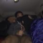 Car head almost caught