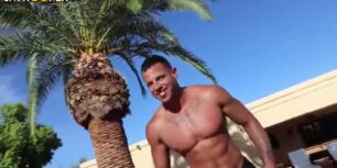 Latin Lover Tony Romero Jerks his fat cock