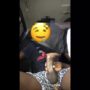Huge straight black guy sucked in the car
