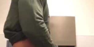 Sexy latino twink diego banging his friend in public restroom